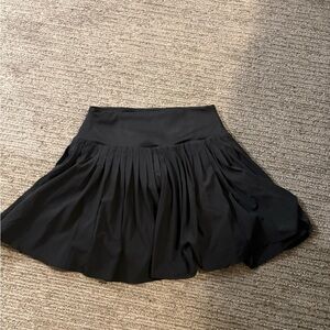 Black skirt with built in shorts